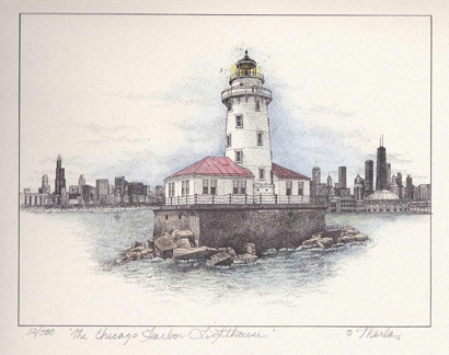 Chicago Harbor Lighthouse (The Crib)