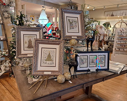 The Cornerstone Shop display, Lake Geneva.